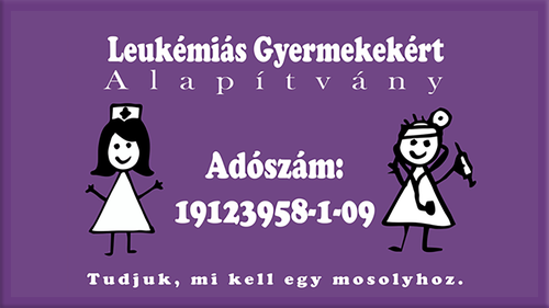 Leukémiás Gyermekekért Alapítvány logója